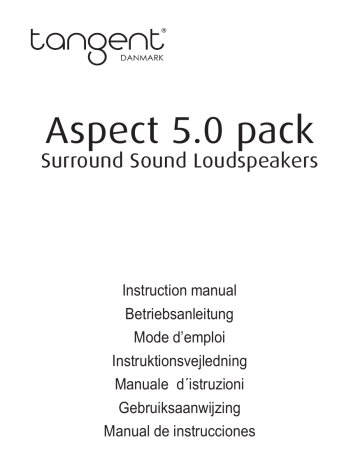 Tangent Aspect 5-pack Wenge/Black High Gloss User manual Tangent Aspect 5-pack Wenge/Black High Gloss User manual