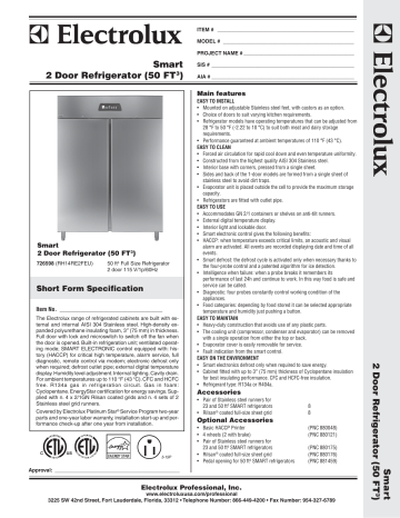 Electrolux 726598(RH14RE2FEU) Datasheet Electrolux 726598(RH14RE2FEU) Datasheet