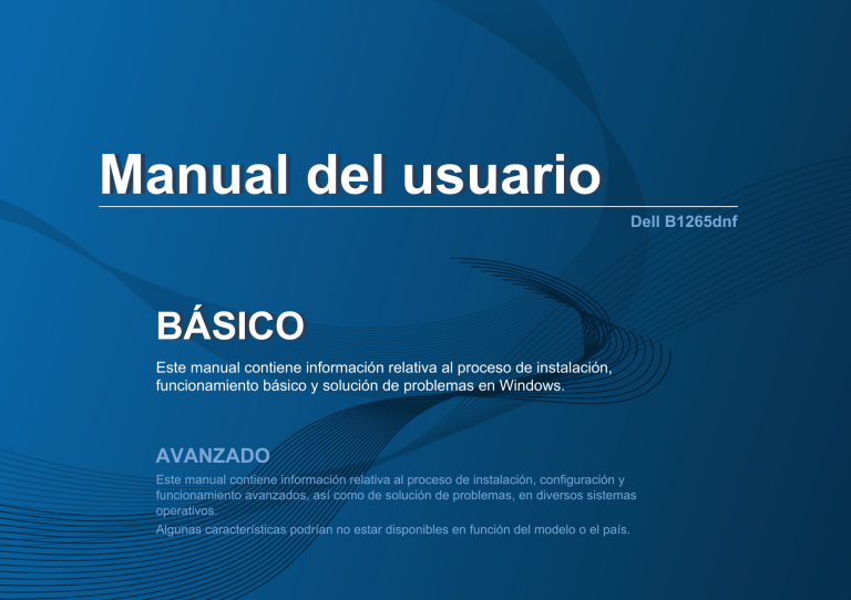 Dell B1265dnf Mono Laser Printer MFP User guide Dell B1265dnf Mono Laser Printer MFP User guide