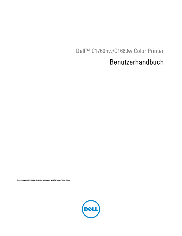 Dell C1660W Color Laser Printer User guide Dell C1660W Color Laser Printer User guide