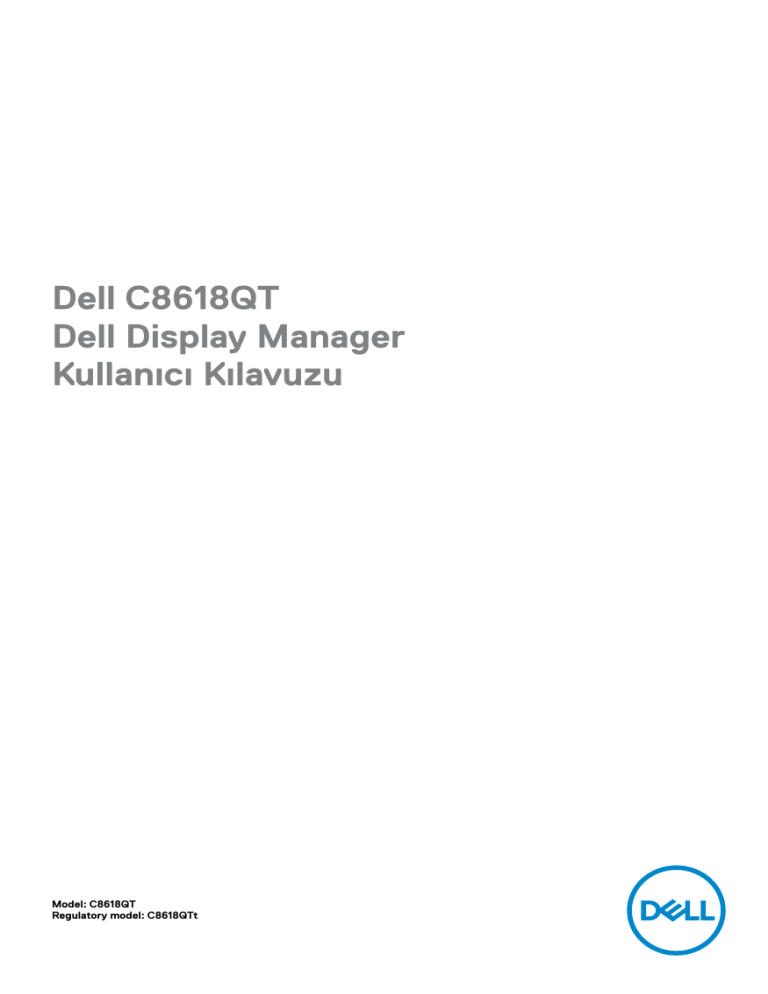 Dell C8618QT User guide Dell C8618QT User guide