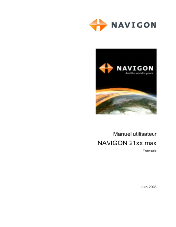 Navigon 21xx Max Manuel utilisateur | Manualzz Navigon 21xx Max Manuel utilisateur | Manualzz