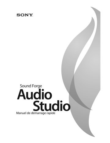 Sony Sound Forge Audio Studio 9 Mode d'emploi | Manualzz Sony Sound Forge Audio Studio 9 Mode d'emploi | Manualzz