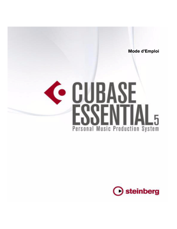 Steinberg Cubase Essential 5 Mode d'emploi | Manualzz Steinberg Cubase Essential 5 Mode d'emploi | Manualzz