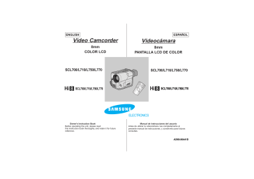 Samsung SC-L770 Instruction book | Manualzz