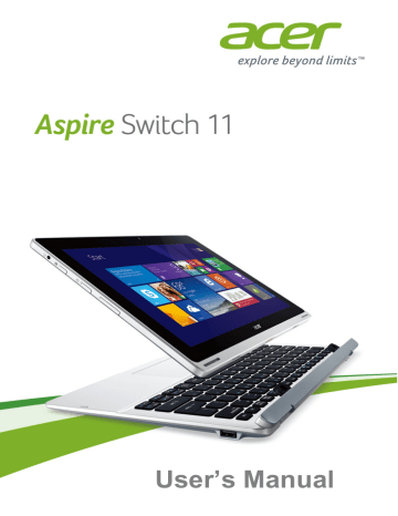 Acer Aspire Switch 11 User's Manual | Manualzz