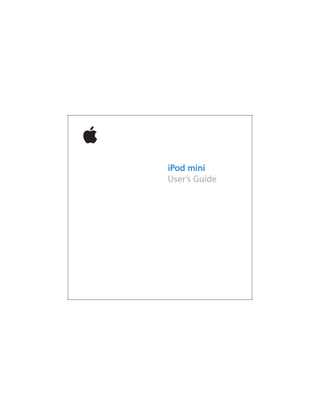 Apple iPod Mini 2nd generation Instructions Apple iPod Mini 2nd generation Instructions