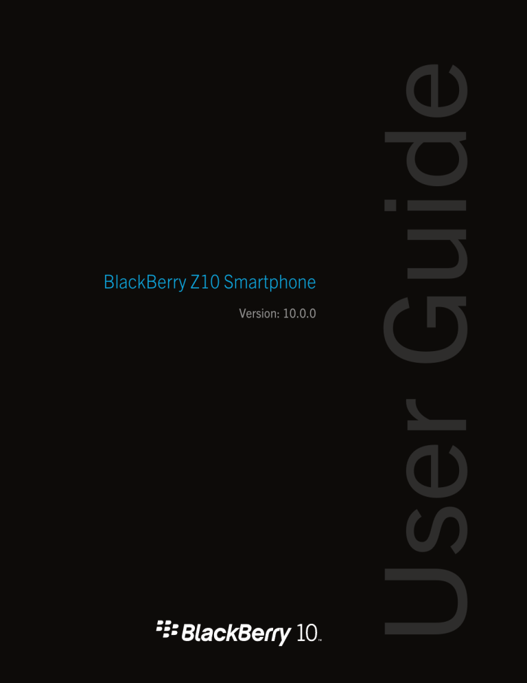 Blackberry Z10 v10.0.0 Operating instructions Blackberry Z10 v10.0.0 Operating instructions