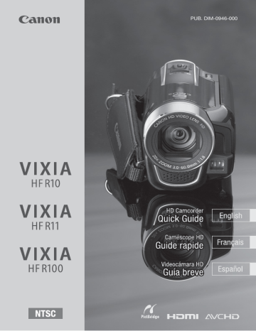 Canon Vixia HF-R100 Guide | Manualzz Canon Vixia HF-R100 Guide | Manualzz