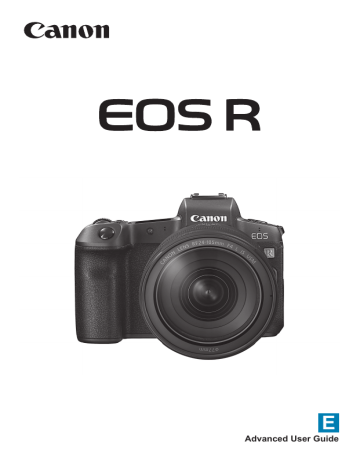Canon EOS R Instructions Canon EOS R Instructions