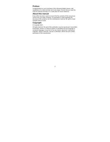 Easypix V5200I, SDV1200 User manual Easypix V5200I, SDV1200 User manual