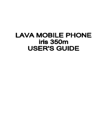 Lava Iris Iris 350m User's Manual | Manualzz Lava Iris Iris 350m User's Manual | Manualzz