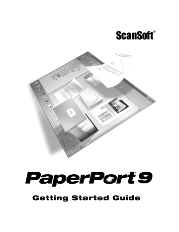 Nuance PaperPort 9.0 Getting Started Guide | Manualzz Nuance PaperPort 9.0 Getting Started Guide | Manualzz