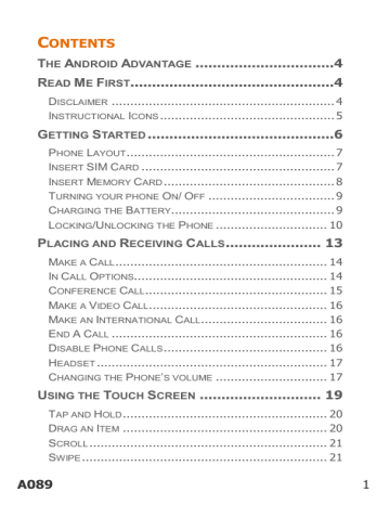 Micromax Bolt A089 Instructions | Manualzz