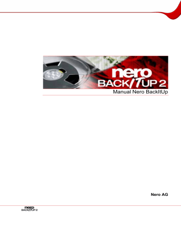Nero BackItUp 2 User manual Nero BackItUp 2 User manual