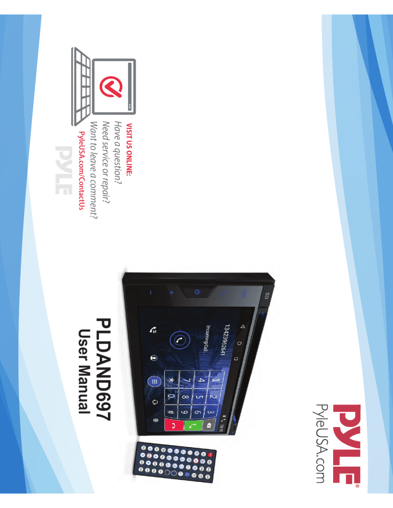 PYLE Audio PL-DAND697 User manual PYLE Audio PL-DAND697 User manual