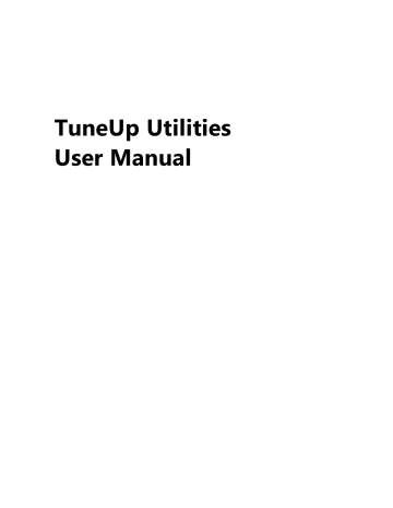 TuneUp Utilities 2012 User Manual | Manualzz TuneUp Utilities 2012 User Manual | Manualzz