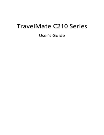 Acer TRAVELMATE-C210 Owner Manual | Manualzz