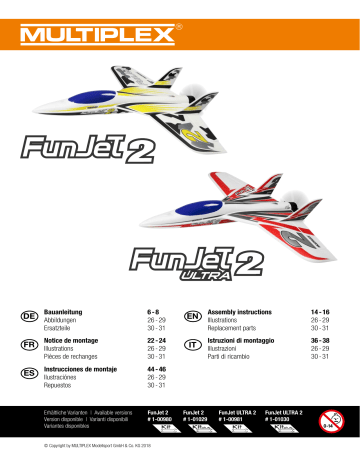 Multiplex Funjet Funjet Ultra Owner S Manual Manualzz