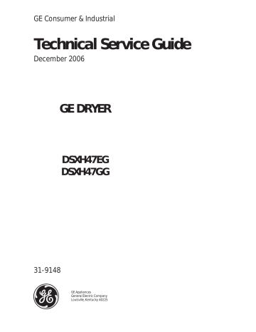 GE DSXH47GG, DSXH47EG User manual GE DSXH47GG, DSXH47EG User manual