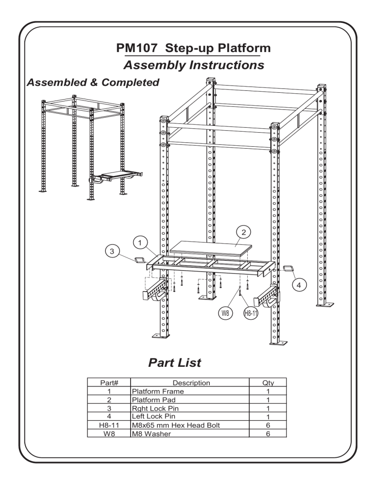 Bodyworx LCF107 User manual Bodyworx LCF107 User manual