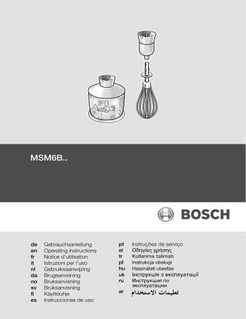 Bosch Msm B White Grey Hand Blender Set Pou Vate Sk Pr Ru Ka