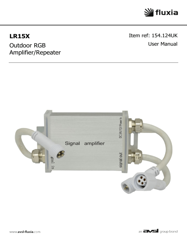 LYYT LR15X User manual LYYT LR15X User manual