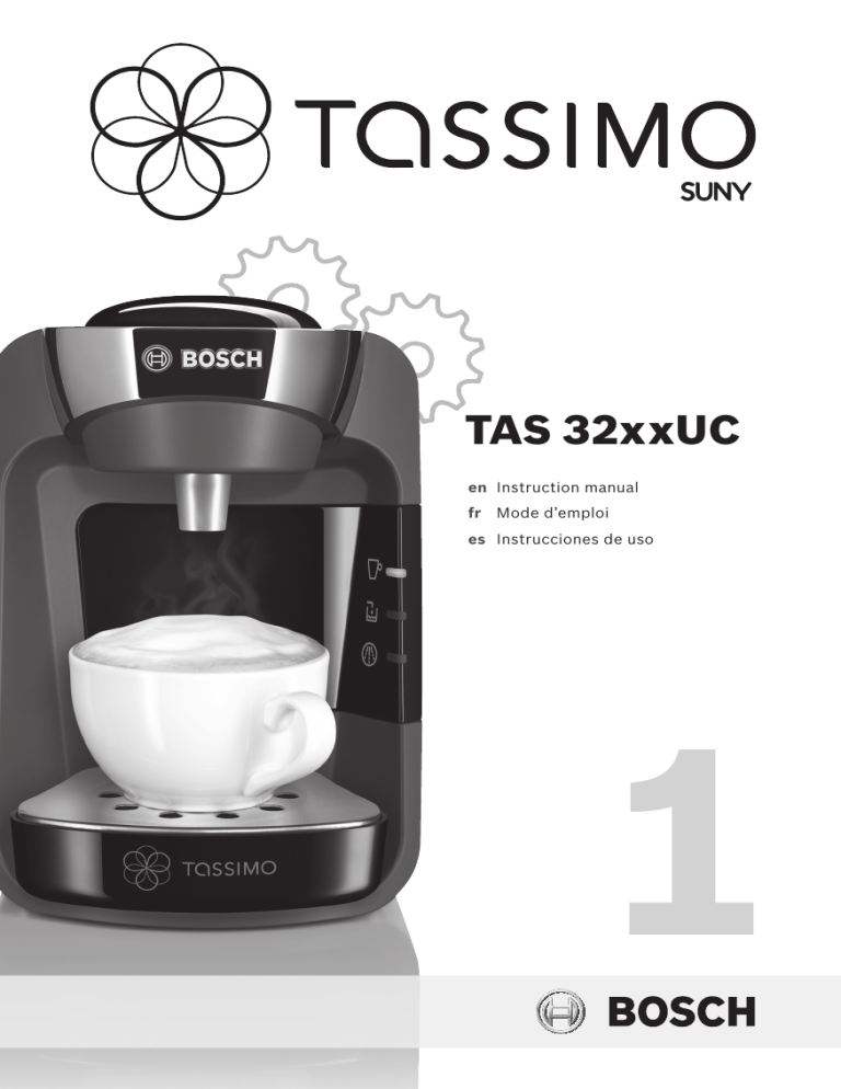 Bosch TAS3202UC/01 User manual Bosch TAS3202UC/01 User manual