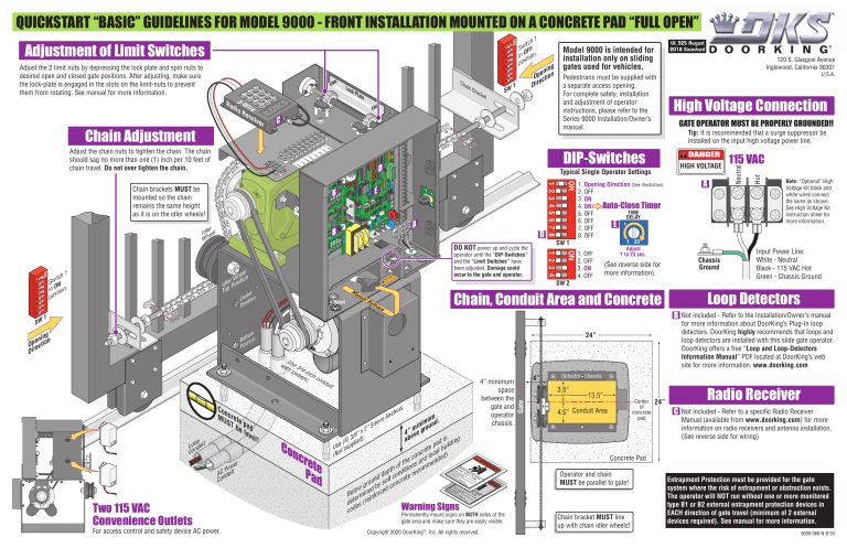 DKS 9000 Quick start guide DKS 9000 Quick start guide