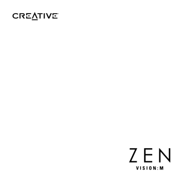 Creative ZEN VISION:M Owner Manual | Manualzz