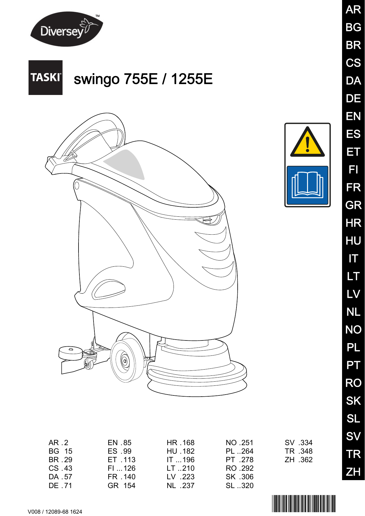 Diversey Swingo E E Taski Swingo Taski Swingo