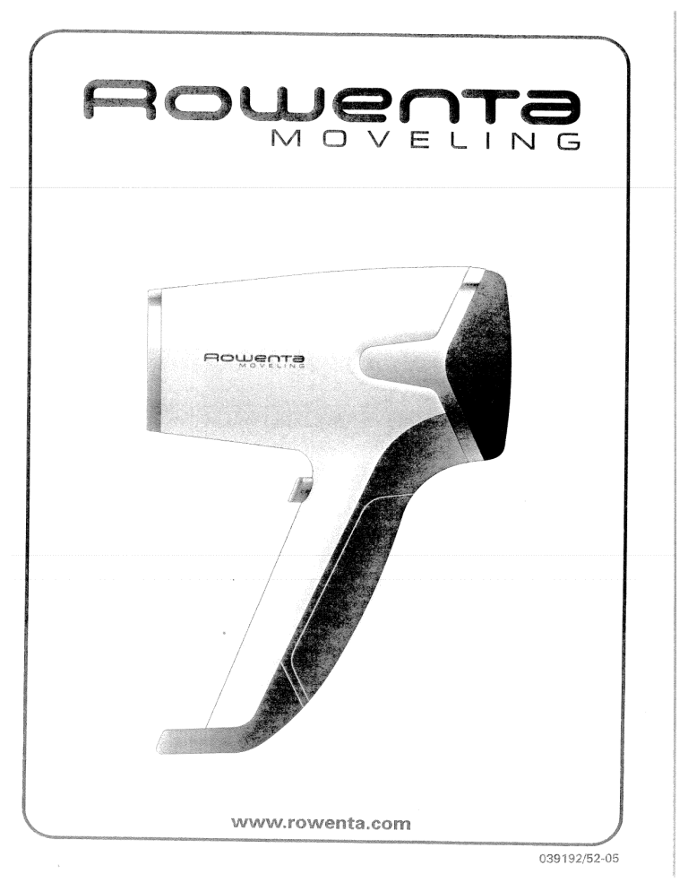 Rowenta CV4030F0 User manual Rowenta CV4030F0 User manual