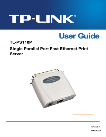 TP-Link TL-PS110P User Guide | Manualzz