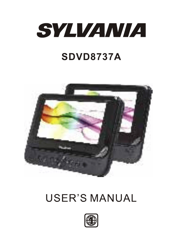 Sylvania SDVD8737A-EO Owner's manual Sylvania SDVD8737A-EO Owner's manual