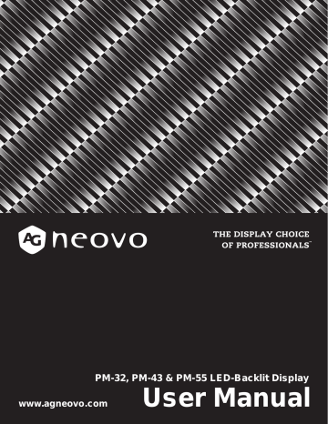 AG Neovo PM-43 User Manual | Manualzz AG Neovo PM-43 User Manual | Manualzz