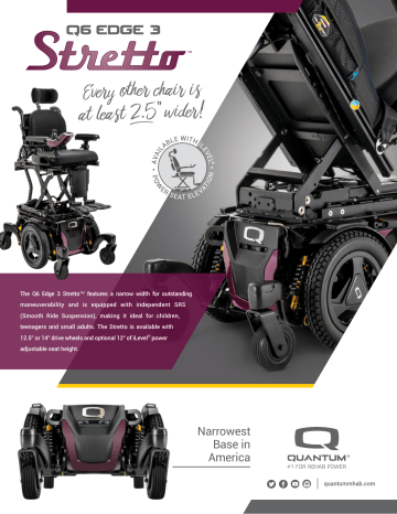 Pride Mobility Q Edge Stretto Owner S Manual Manualzz