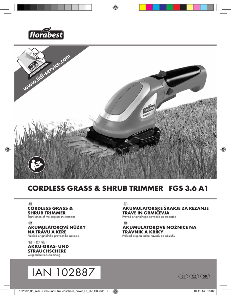FLORABEST FGS 3.6 A1 User manual FLORABEST FGS 3.6 A1 User manual