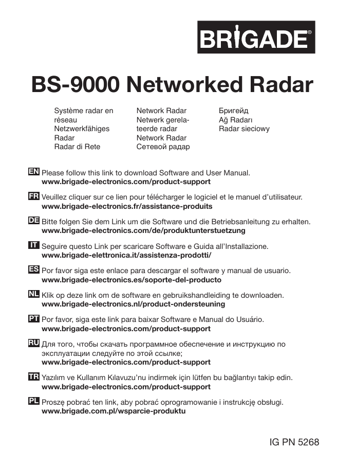 Brigade BS-9000 (5266) User manual Brigade BS-9000 (5266) User manual