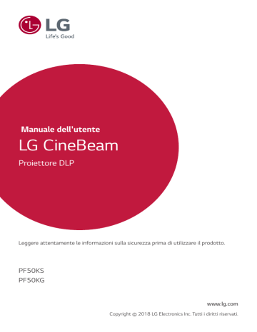 PANORAMICA IMPOSTAZIONI. LG PF50KG, PF50KS | Manualzz PANORAMICA IMPOSTAZIONI. LG PF50KG, PF50KS | Manualzz