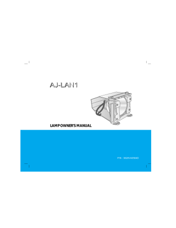 LG AJ-LAN1 Owner's manual LG AJ-LAN1 Owner's manual
