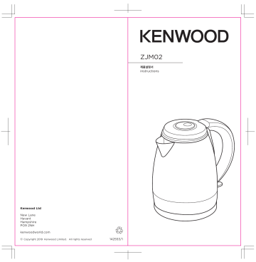 Kenwood ZJM02 Owner's manual Kenwood ZJM02 Owner's manual