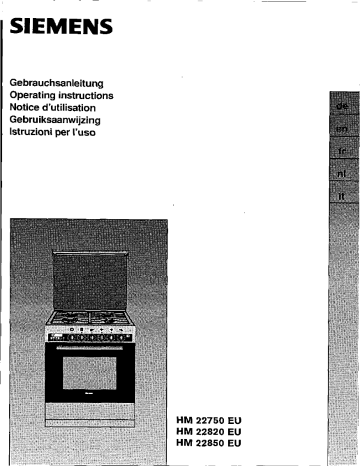 Siemens HM22750EU/03, HM22750EU/02, HM22750EU/01, HM22820EU/02, HM22820EU/01, HM22750EU/05, HM22750EU/04 Instruction manual Siemens HM22750EU/03, HM22750EU/02, HM22750EU/01, HM22820EU/02, HM22820EU/01, HM22750EU/05, HM22750EU/04 Instruction manual