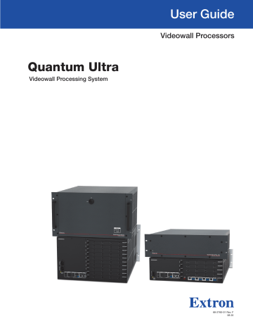 Extron Quantum Ultra Manual | Manualzz Extron Quantum Ultra Manual | Manualzz