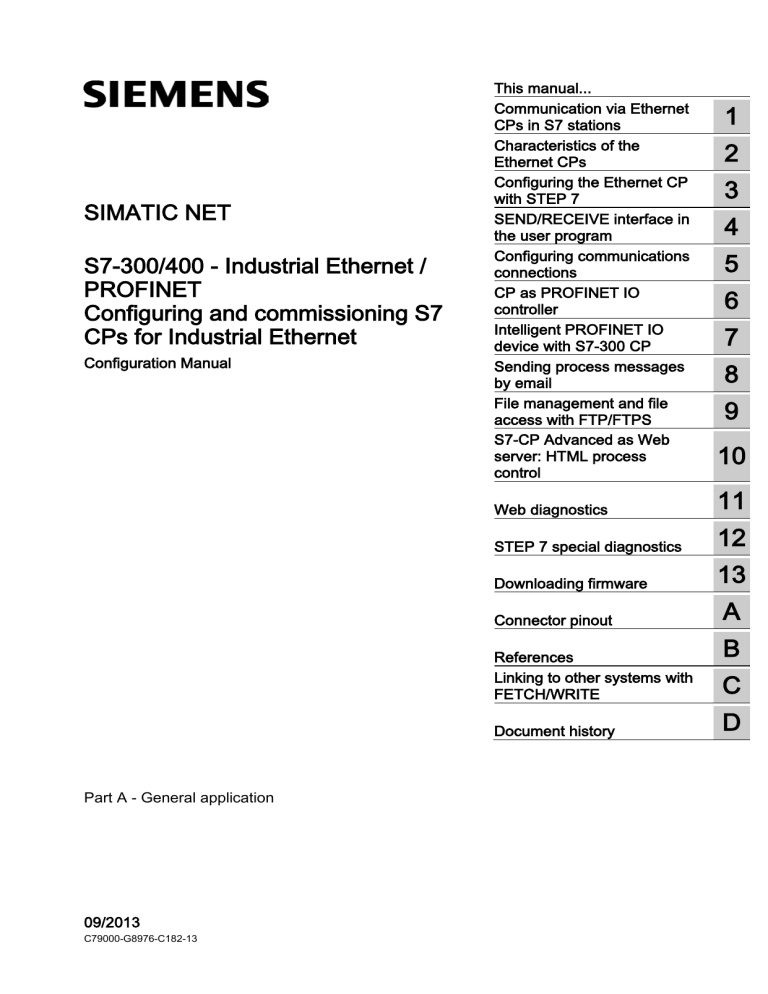 Siemens Simatic S7-300, Simatic S7-400 User manual Siemens Simatic S7-300, Simatic S7-400 User manual