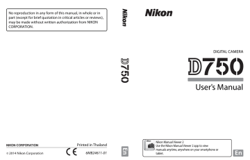 Nikon 1549 DSLR Camera User Guide | Manualzz Nikon 1549 DSLR Camera User Guide | Manualzz