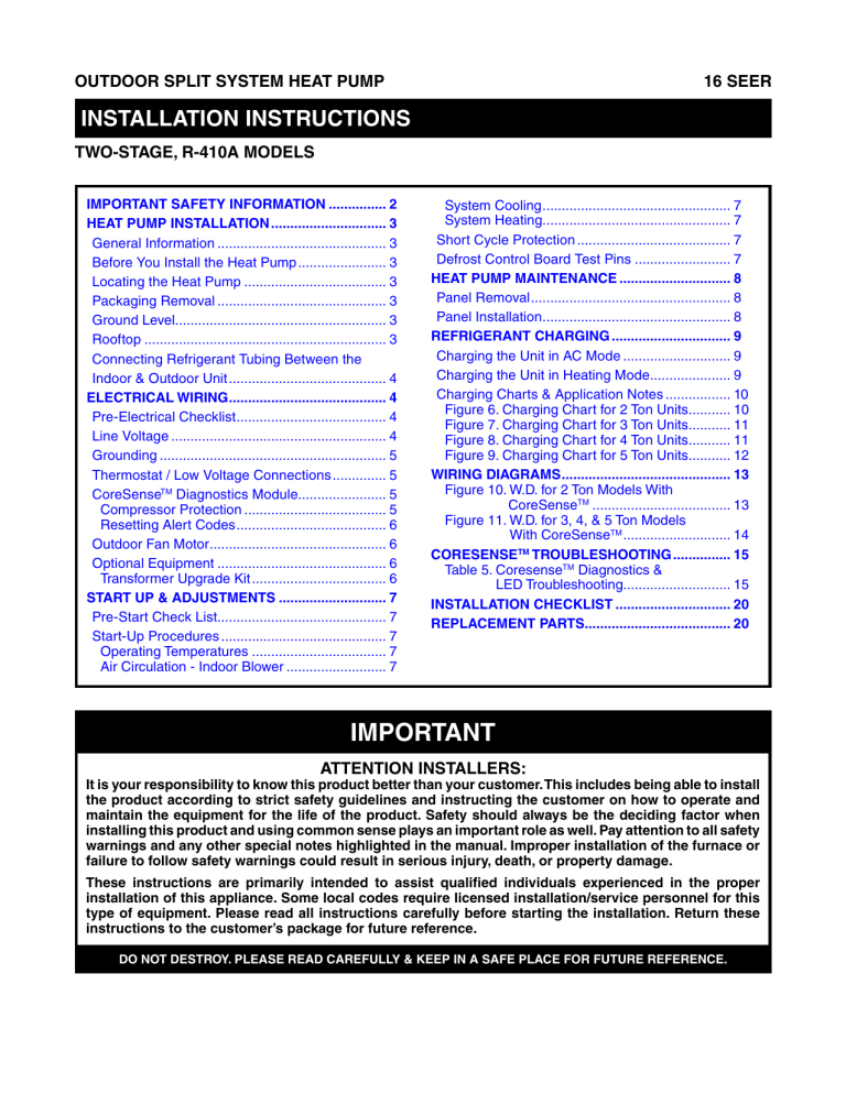 Tappan FSH1BF, PSH1BF Installation guide Tappan FSH1BF, PSH1BF Installation guide