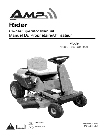 Ariens Riding Lawn Mower Owner S Manual