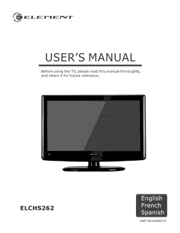 Element ELCHS262 LCD Television Owner's Manual | Manualzz Element ELCHS262 LCD Television Owner's Manual | Manualzz