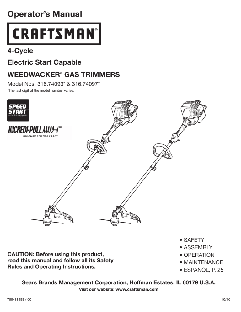 MTD 41EDZ47C799, 41FDZ46C799 Owner's manual MTD 41EDZ47C799, 41FDZ46C799 Owner's manual