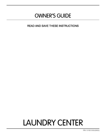 Frigidaire FLXG42MRES4, FLXG46MRES0, MLXE42RFW0, FLGB8200DS0, FLXG46MRES1, FLXG42MRES2 Owner's manual Frigidaire FLXG42MRES4, FLXG46MRES0, MLXE42RFW0, FLGB8200DS0, FLXG46MRES1, FLXG42MRES2 Owner's manual